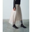コードエー(CODE A)のshiny sheer pleated skirt6