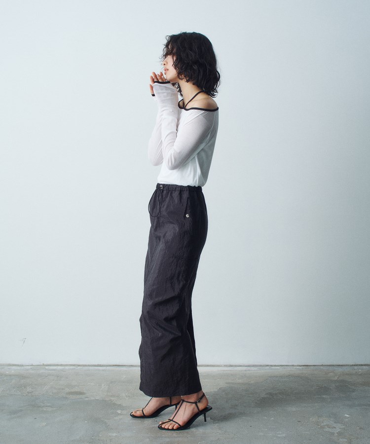 コードエー(CODE A)のbicolor neck design tops4