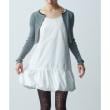 コードエー(CODE A)のballoon mini dress ホワイト(001)