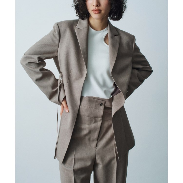 コードエー(CODE A)のCODE A｜belted chic jacket テーラードジャケット
