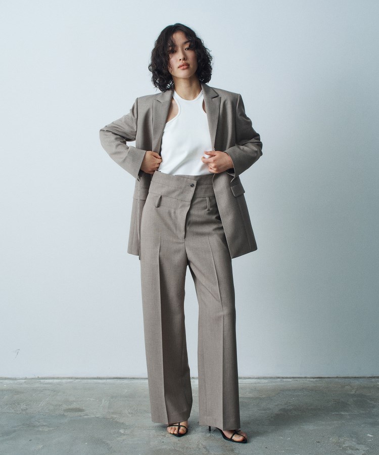 コードエー(CODE A)のturn up chic trousers16