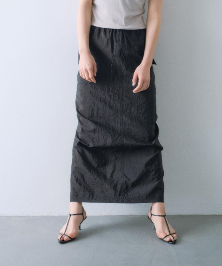 nylon utility skirt(マキシ・ロングスカート) | CODE A nylon utility skirt(マキシ・ロングスカート) | CODE A