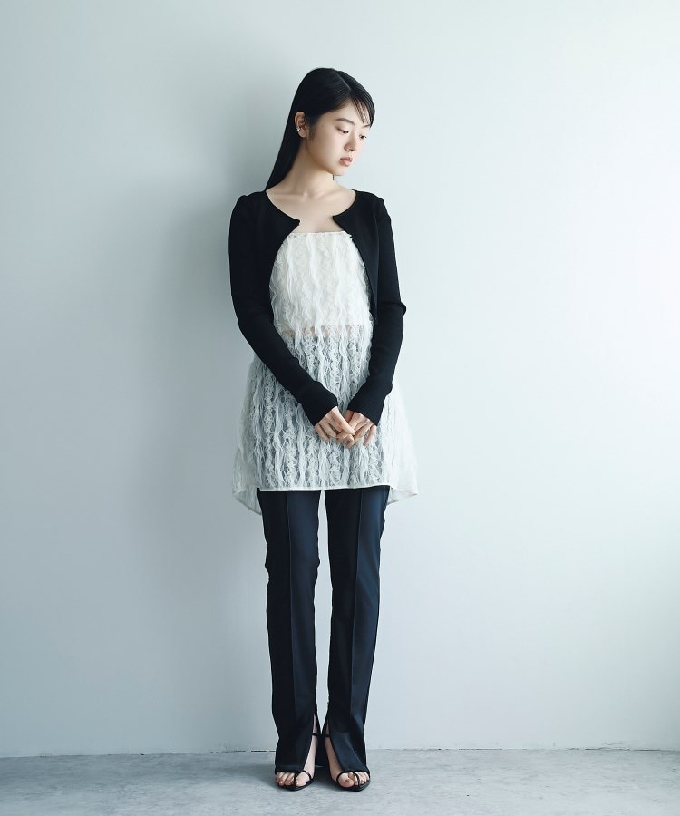 コードエー(CODE A)のfril lace apron blouse4