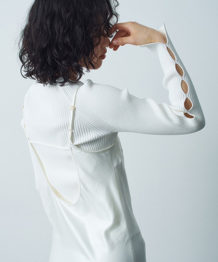 コードエー(CODE A)のhole sleeve knit5