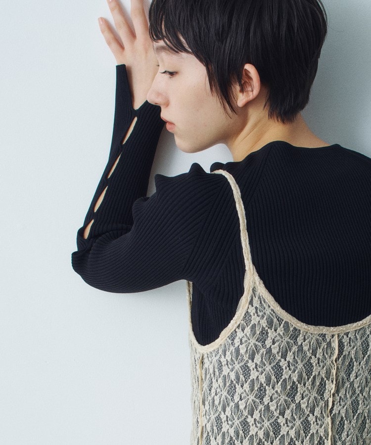 コードエー(CODE A)のhole sleeve knit8