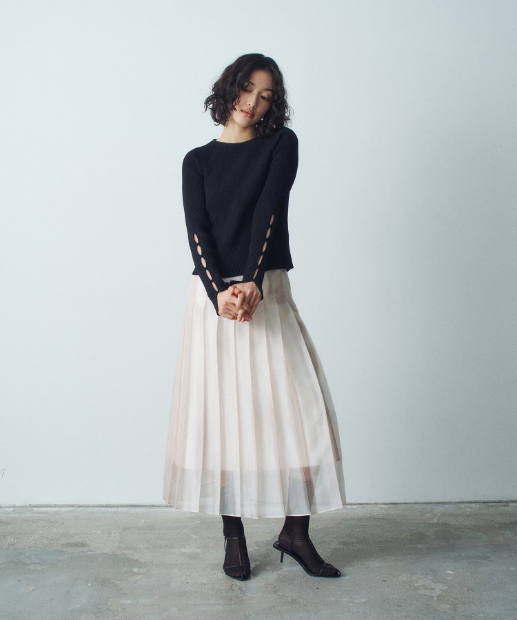 コードエー(CODE A)のhole sleeve knit12
