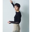 コードエー(CODE A)のhole sleeve knit ブラック(019)