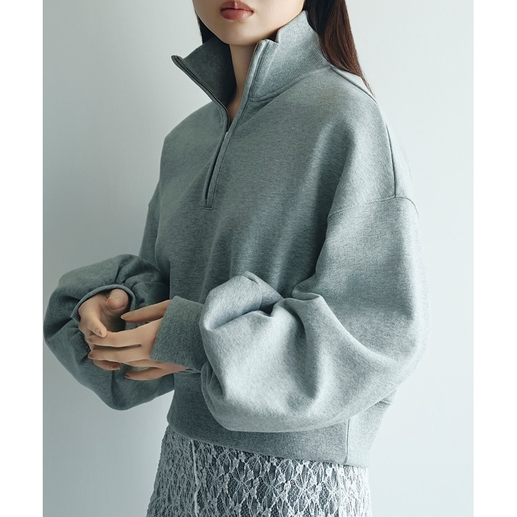 コードエー(CODE A)のpuff zip sweat スウェット・トレーナー