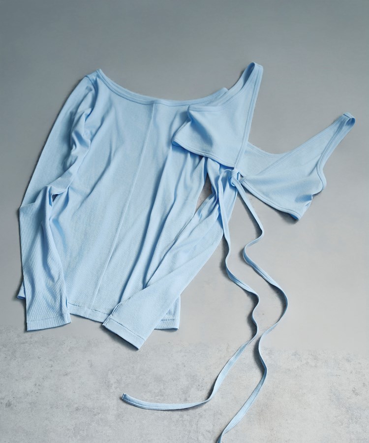 コードエー(CODE A)のbra top layered tee12