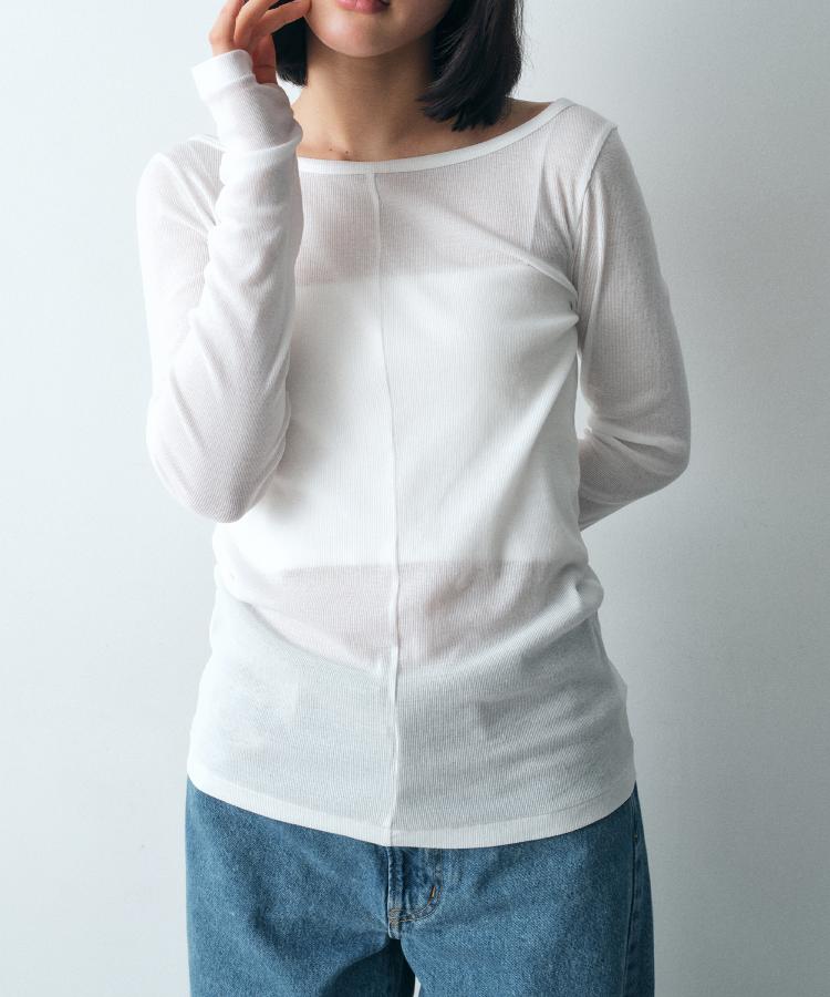 コードエー(CODE A)のbra top layered tee17