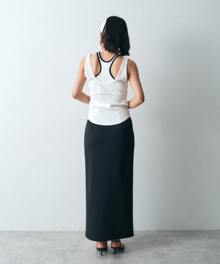 コードエー(CODE A)のbra top layered tee20