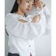 コードエー(CODE A)のplayful puffs blouse ホワイト(001)