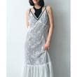 コードエー(CODE A)のtulle lace cami dress ホワイト(001)
