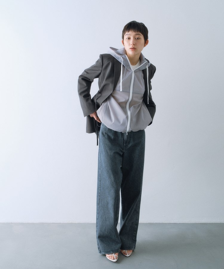 コードエー(CODE A)のsheer sporty blouson3