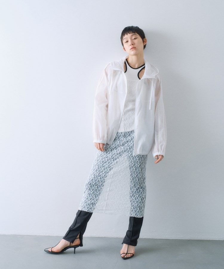 コードエー(CODE A)のsheer sporty blouson12