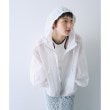 コードエー(CODE A)のsheer sporty blouson ホワイト(001)