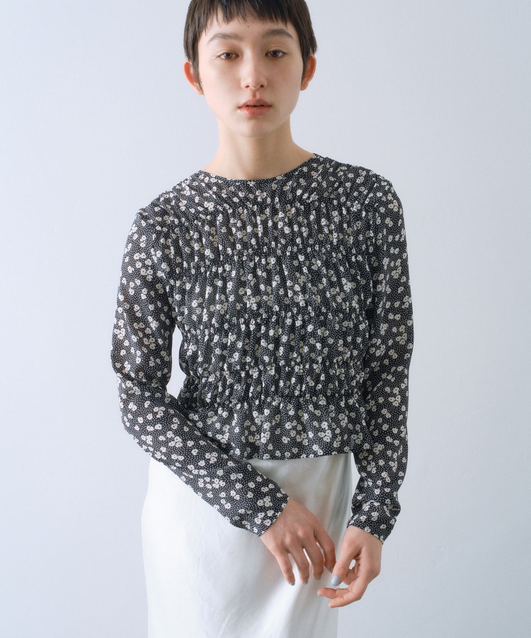 コードエー(CODE A)のpetit flower ribbon blouse4