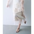コードエー(CODE A)のsheer washer layered skirt2