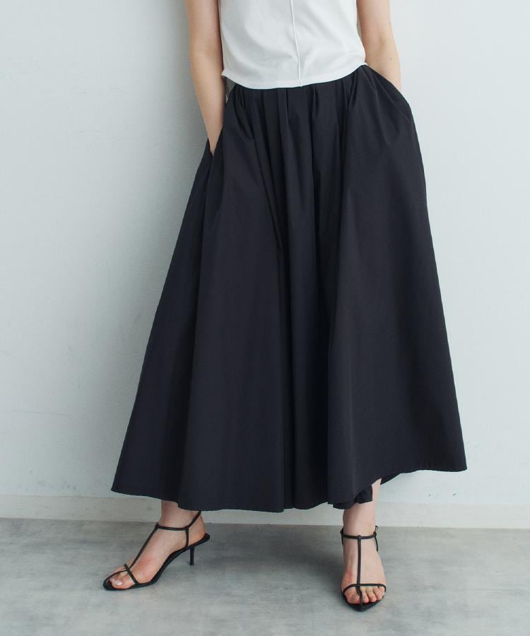 side slit volume skirt(マキシ・ロングスカート) | CODE A side slit volume skirt(マキシ・ロングスカート) | CODE A