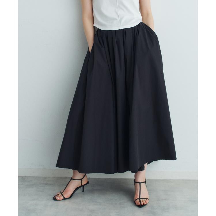 コードエー(CODE A)のside slit volume skirt マキシ・ロングスカート