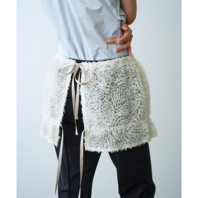 コードエー(CODE A)のRibbon Tulle Duo カットソー