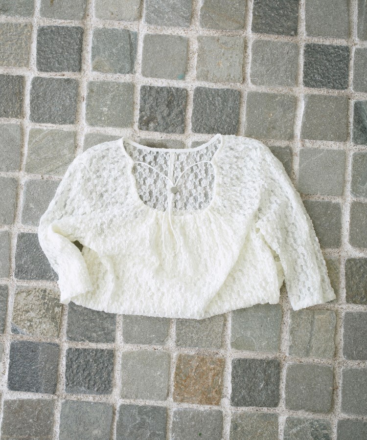 コードエー(CODE A)のlace layered pullover3
