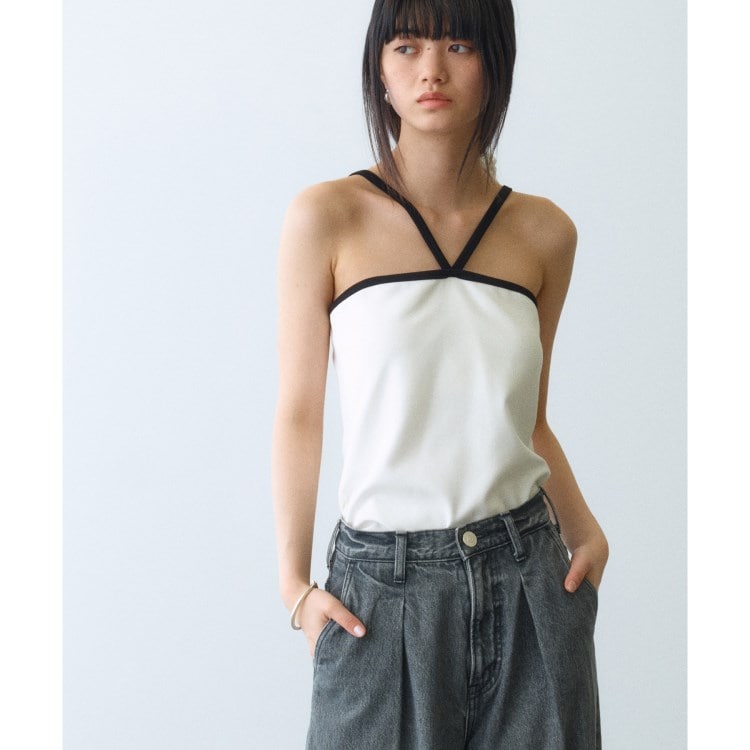 コードエー(CODE A)のdesign cut camisole タンクトップ・キャミソール