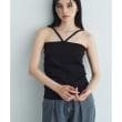 コードエー(CODE A)のdesign cut camisole ブラック(019)