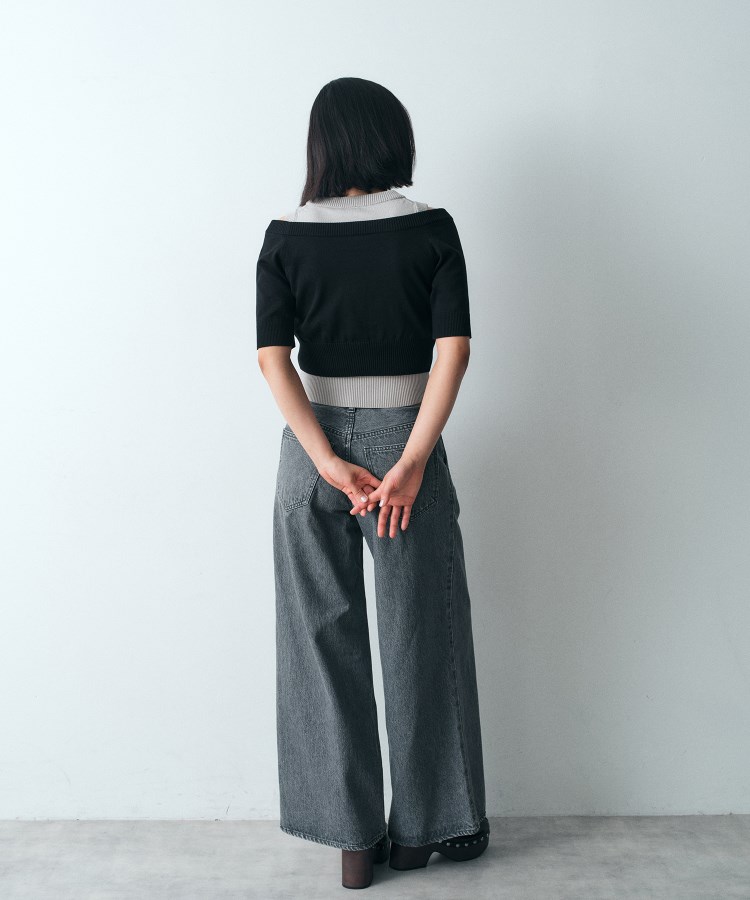 コードエー(CODE A)のdesign knit short cardigan13