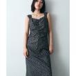 コードエー(CODE A)のpolka dot dress ブラック(119)
