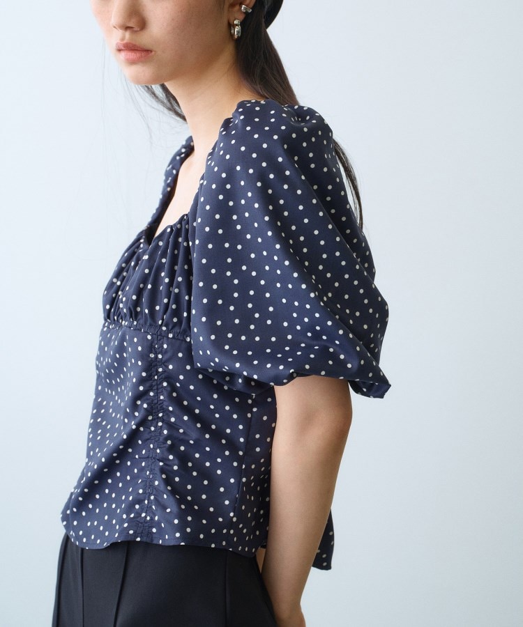 コードエー(CODE A)のpolka dot blouse4