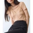 コードエー(CODE A)のOrganic Basics｜Mesh cami ピンクベージュ(053)