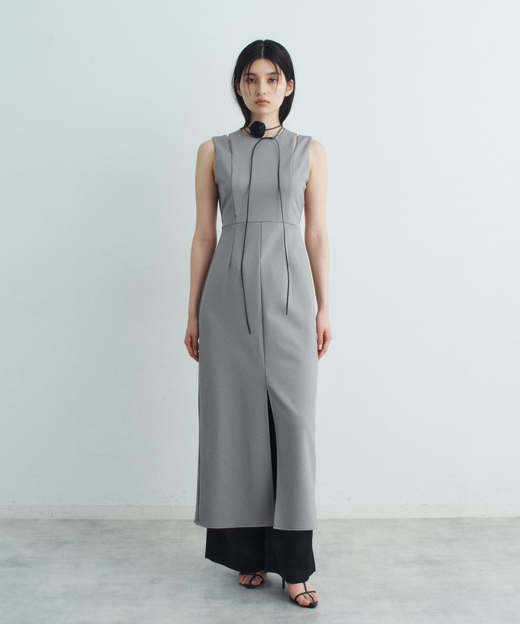 コードエー(CODE A)のslit jersey dress6