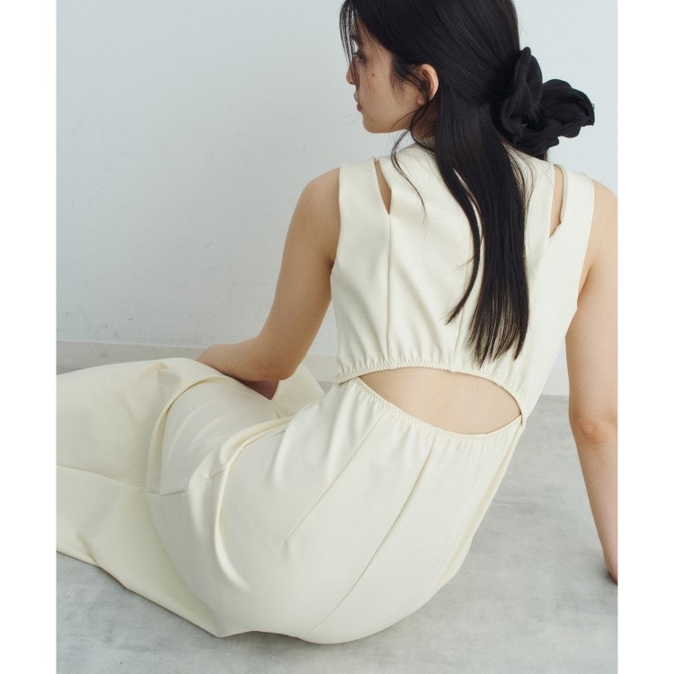 コードエー(CODE A)のslit jersey dress マキシ・ロングワンピース