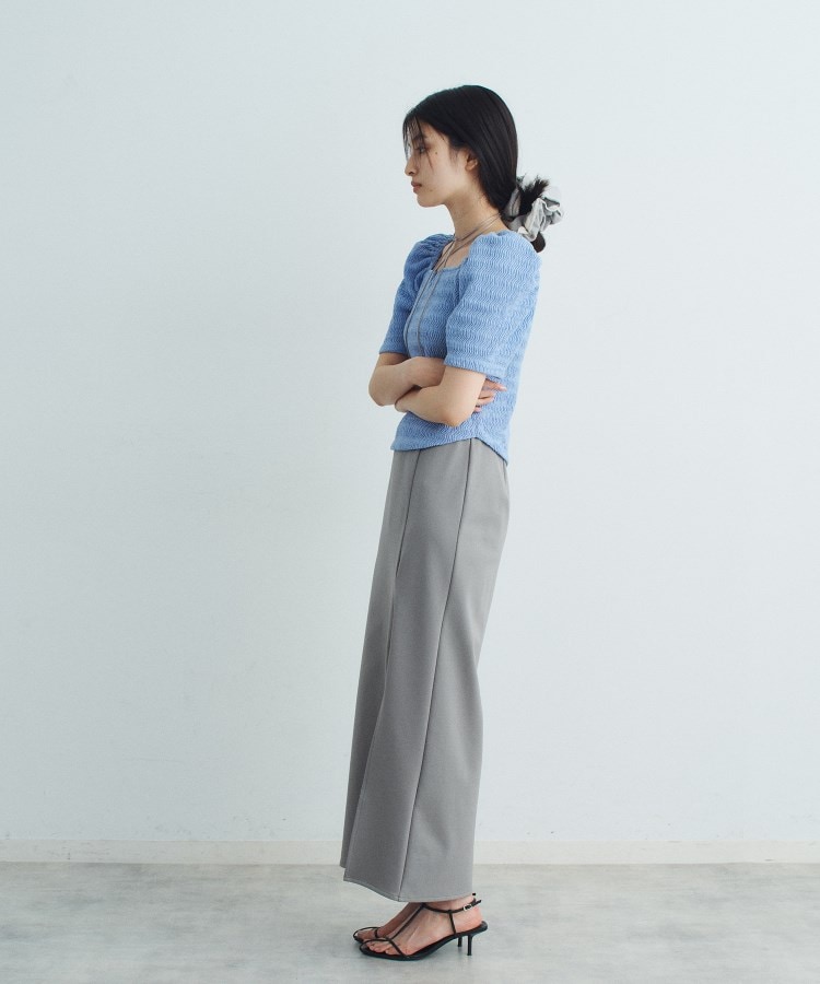 コードエー(CODE A)のslit jersey skirt4