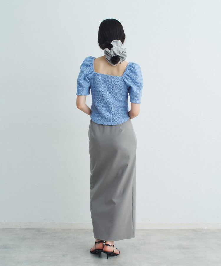 コードエー(CODE A)のslit jersey skirt5