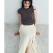 コードエー(CODE A)のslit jersey skirt9