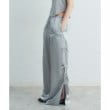 コードエー(CODE A)のribbon easy pants ライトグレー(011)