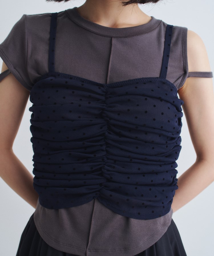 tulle dot bustier（ベスト） | CODE A（コードエー）| ワールド