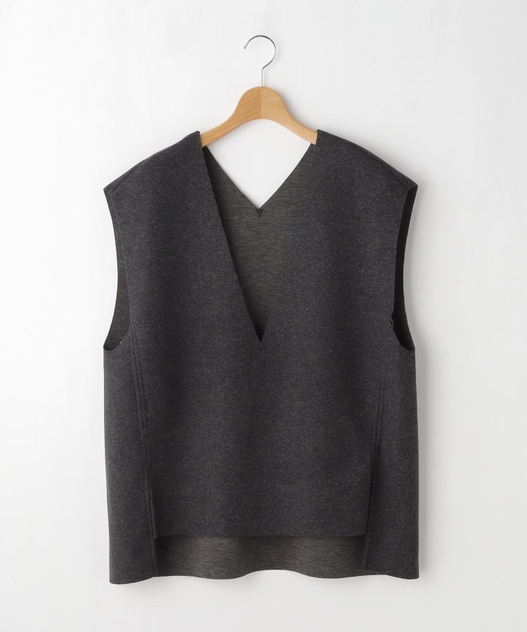 オフプライスストア(ウィメン)(OFF PRICE STORE(Women))のDANA Vネックベスト チャコールグレー(014)
