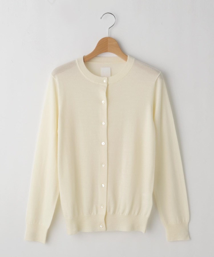 オフプライスストア(ウィメン)(OFF PRICE STORE(Women))のFaneuil ラウンドネック長袖カーディガン ベージュ(052)