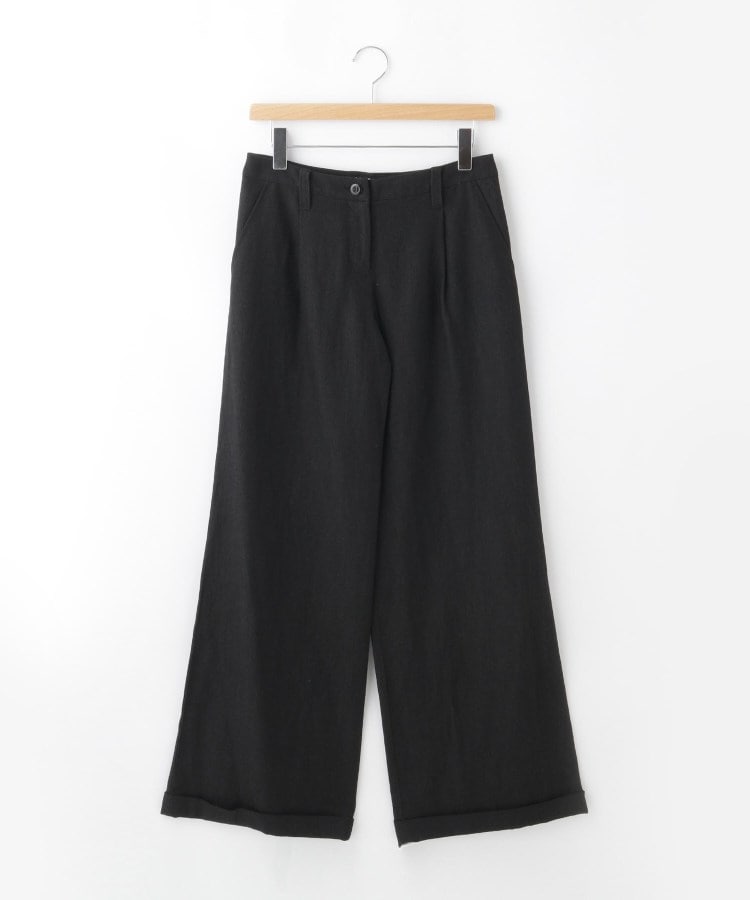 オフプライスストア(ウィメン)(OFF PRICE STORE(Women))のFaneuil ダブルワイドパンツ チャコールグレー(014)