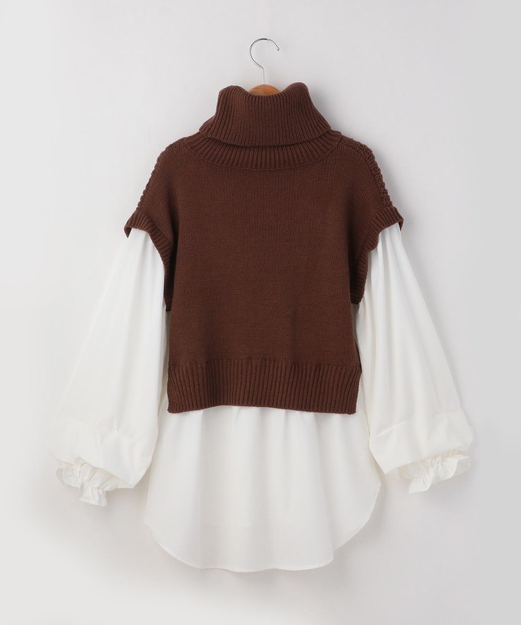 オフプライスストア(ウィメン)(OFF PRICE STORE(Women))のCHILLE タートルニットベストドッキングプルオーバー2