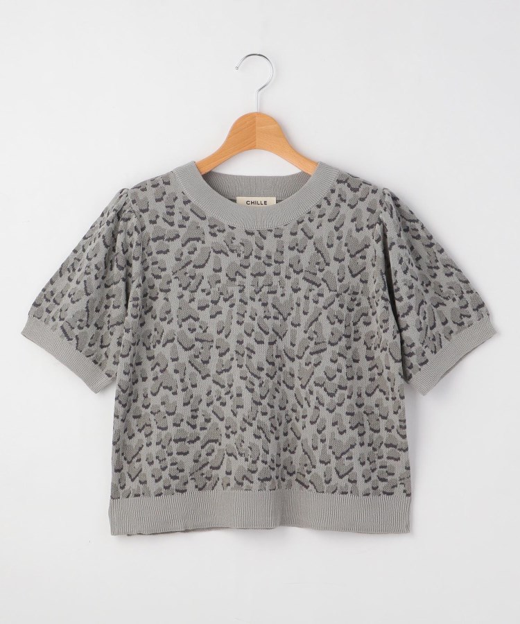オフプライスストア(ウィメン)(OFF PRICE STORE(Women))のCHILLE レオパード柄半袖ニット1