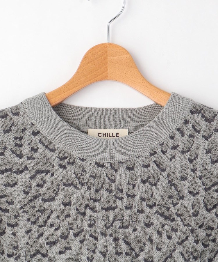 オフプライスストア(ウィメン)(OFF PRICE STORE(Women))のCHILLE レオパード柄半袖ニット3