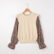 オフプライスストア(ウィメン)(OFF PRICE STORE(Women))のCHILLE 肩フリルニット袖切替えプルオーバー1