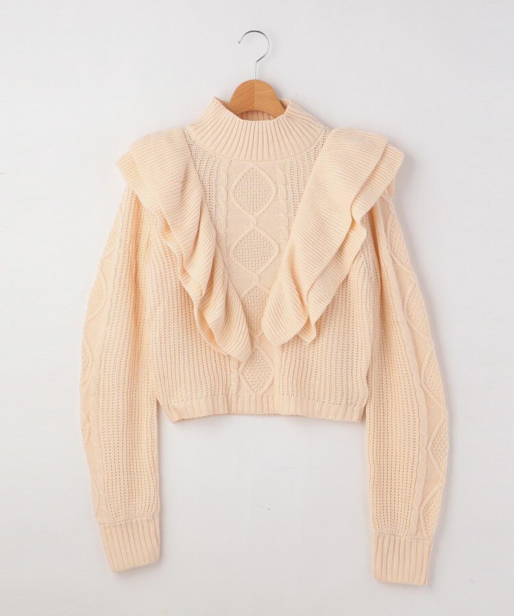 オフプライスストア(ウィメン)(OFF PRICE STORE(Women))のCHILLE ダブルフリルハイネックニット1