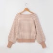オフプライスストア(ウィメン)(OFF PRICE STORE(Women))のCHILLE スクエアネックチェック柄ニット2