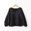 オフプライスストア(ウィメン)(OFF PRICE STORE(Women))のCHILLE 袖レースVネックブラウス ブラック(019)