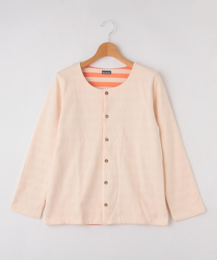 オフプライスストア(ウィメン)(OFF PRICE STORE(Women))のDANA 丸首カーディガン ライトオレンジ(011)